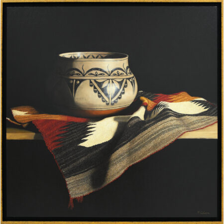 Calengor, Mary - "San Felipe Clay" Oil on Linen (40" x 40")