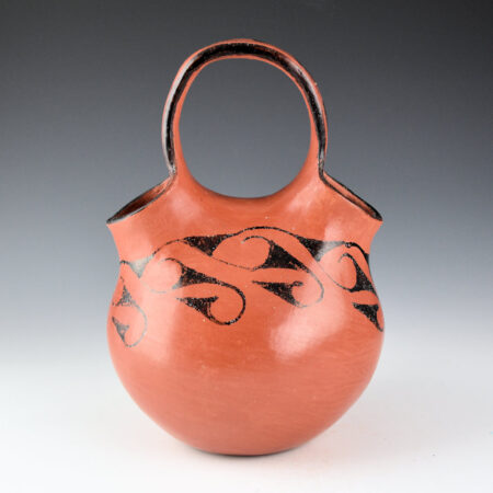Alternative view of Johnson Cerna, Phyllis - 8" Tall Maricopa Wedding Vase (1980s)