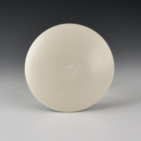 Alternative view of Duwyenie, Preston - "Silver Moon" White Plate with Silver Inset