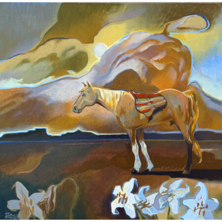 Sosa, Raena - "Romauldo" Oil on Linen (36 x 36")