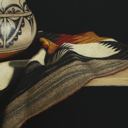 Alternative view of Calengor, Mary - "San Felipe Clay" Oil on Linen (40" x 40")
