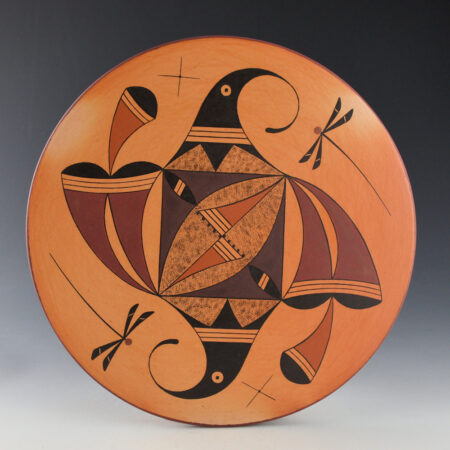 Setalla, Stetson - 9.75" Round Tile with Hummingbirds and Dragonflies