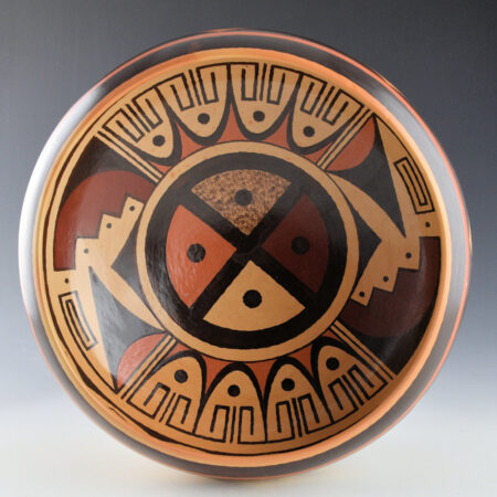 Setalla, Stetson - 9.5" Open Bowl with Sun Designs