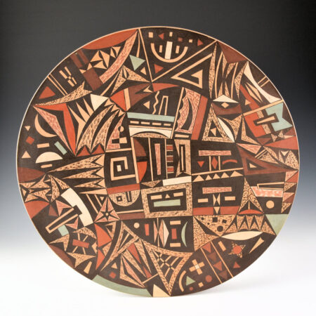 Lucas, Steve - 12" "Katsina Faces" Five Color Plate