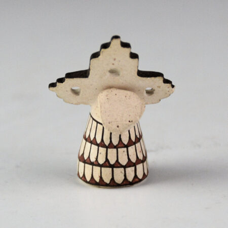 Alternative view of Natseway, Thomas - Clay Shalako Katsina Figure (1989)