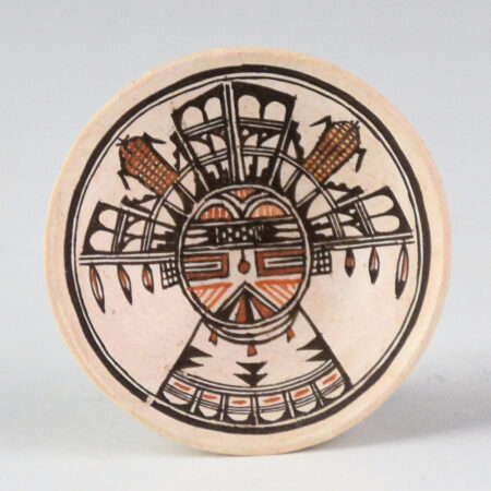 Natseway, Thomas - Mini Open Bowl with Shalako Katsina (1989)