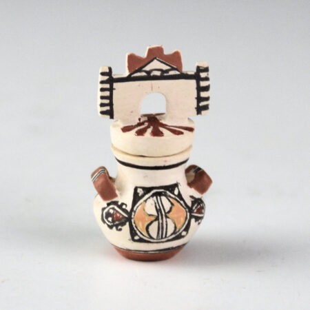 Natseway, Thomas - Jar with Handles and Tablita Lid (1990s)