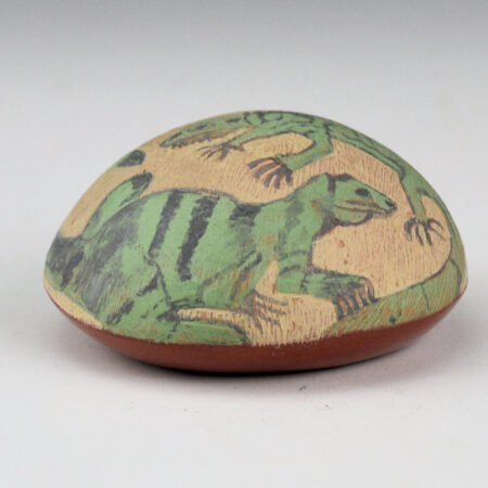 Tafoya, Camilio - "Lizards" Seedpot (1991)