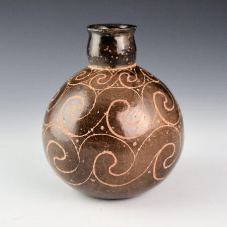 Alternative view of Earles, Chase Kahwinhut - Small Water Jar with Wave Designs