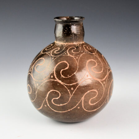 Earles, Chase Kahwinhut - Small Water Jar with Wave Designs