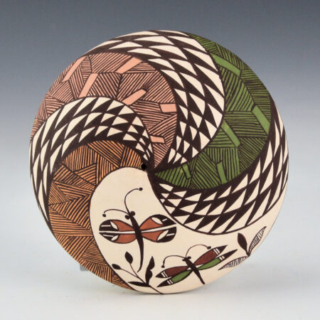 Lewis-Garcia, Diane - Mulit-Color Dragonflies and Rainbows Seedpot