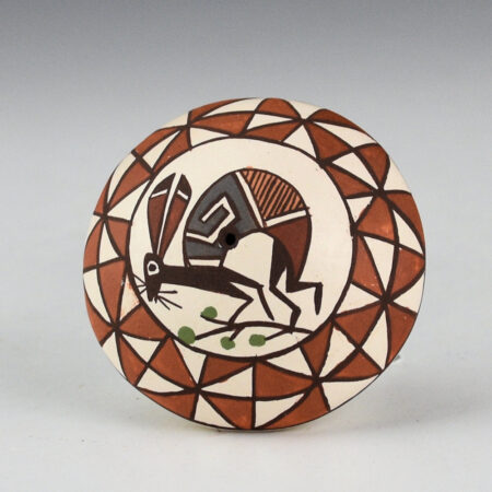 Lewis-Garcia, Diane - Mulit-Color Mimbres Rabbit Seedpot