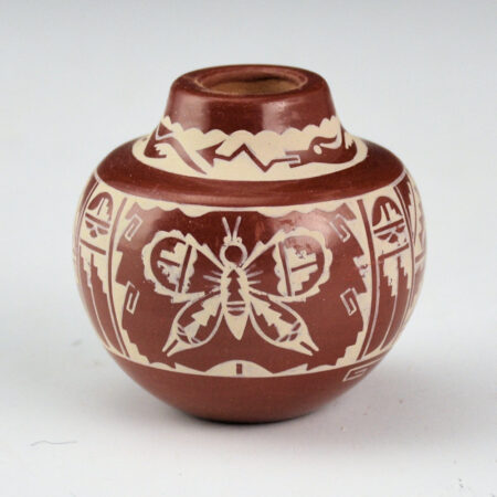 Curran, Dolores - Jar with Avanyu and Butterfly