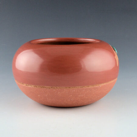 Alternative view of Tse-Pe, Dora -  Bowl with Bear and Turquoise (1993)