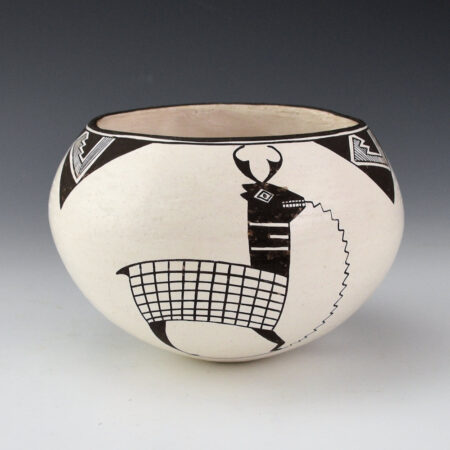 Alternative view of Lewis, Emma - Bowl with Mimbres Antelope