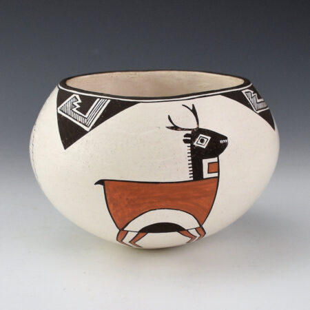 Lewis, Emma - Bowl with Mimbres Antelope