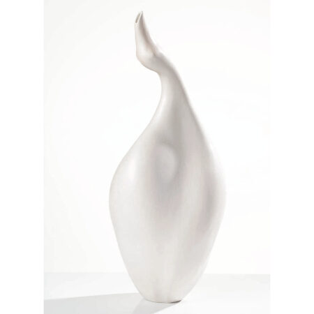 Alternative view of Nipshank, Glen - 29" Tall White "Swan" Jar (2005)