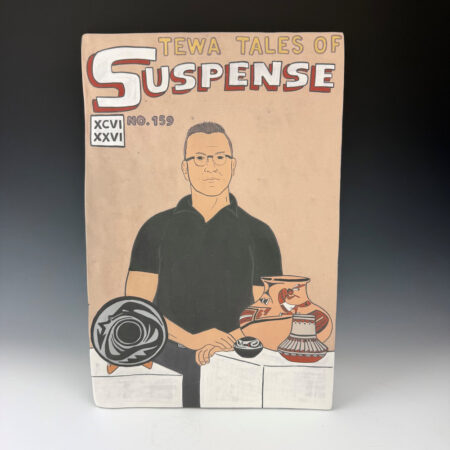 Garcia, Jason - "Tewa Tales of Suspense! #159" Clay Tile