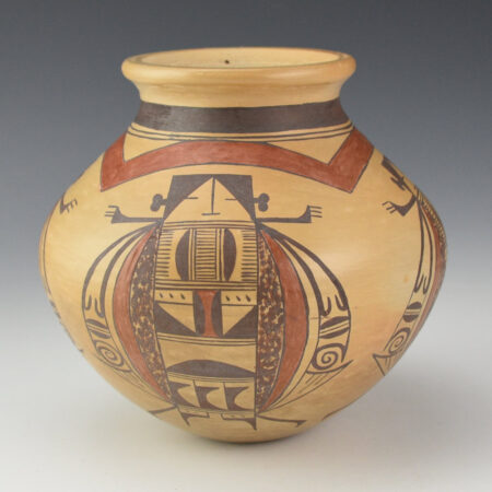 Alternative view of Sahme, Jean - Jar with Beetle-Mana Figures (1990s)