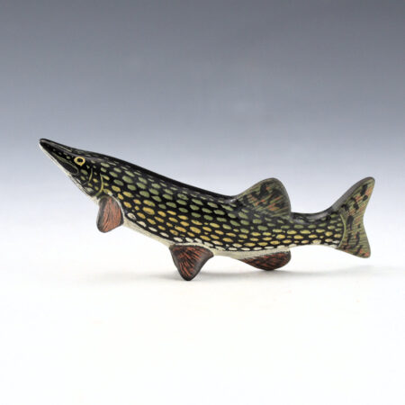 Tafoya, Jennifer - Pike 3.75" Long Clay Fish