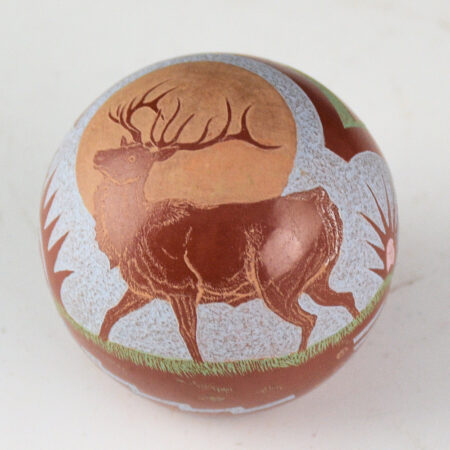 Lonewolf, Joseph - "Sunrise" Realistic Elk Seedpot
