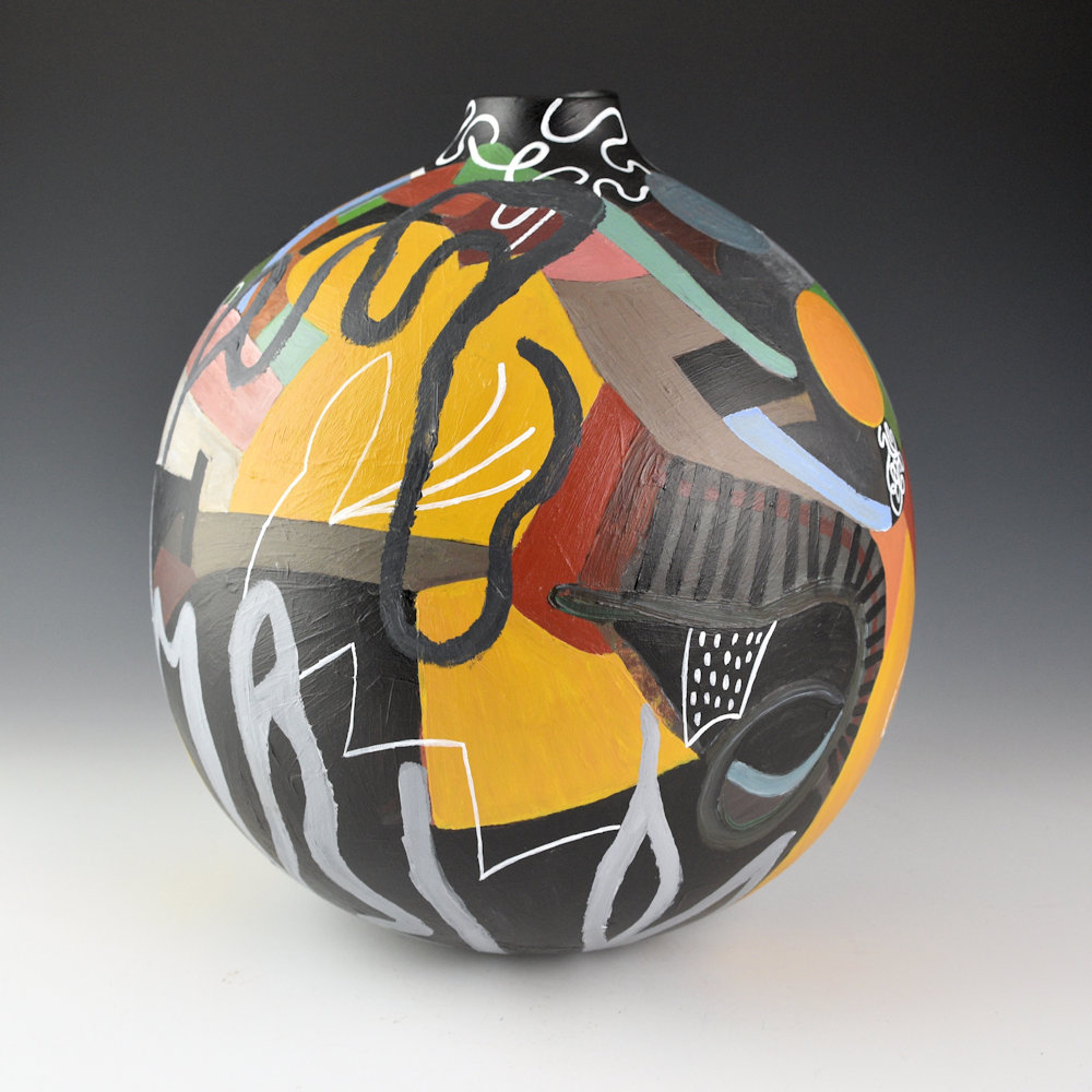 Namingha, Les - "Nature Walk" Jar (1999) Ribbon - Image 3