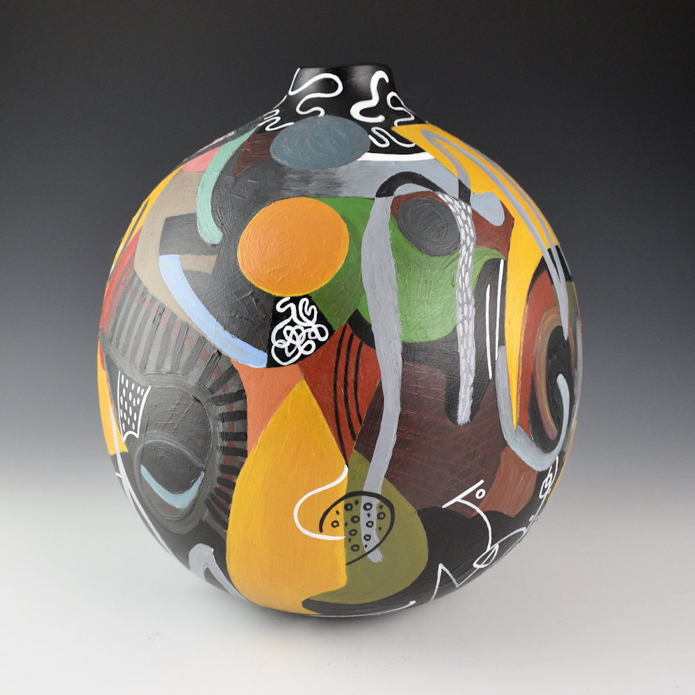 Namingha, Les - "Nature Walk" Jar (1999) Ribbon - Image 5