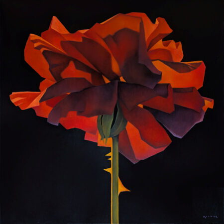 Alternative view of Molnar, Marcia - "After Midnight" Oil on Linen (36 x 36)