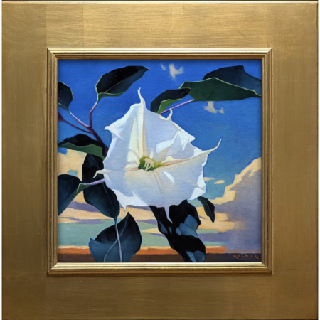 Molnar, Marcia - "Blowin' in the Wind" Oil on Board (12 x 12)