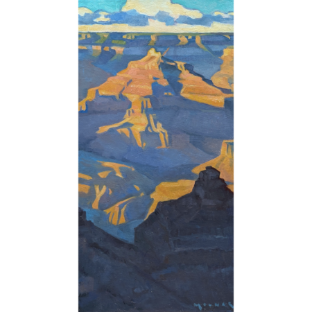 Alternative view of Molnar, Marcia - "Perfect Day" Oil on Board (12 x 6)