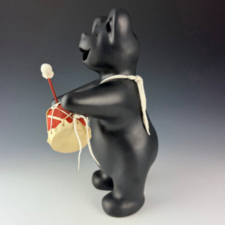 Alternative view of Chitto, Randall - Standing Clay "Drummer" Bear (2026)