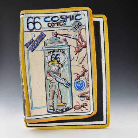 Folwell, Susan - "Route 66 Cosmic Comics" Clay Tile