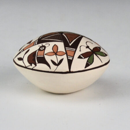Alternative view of Lewis-Garcia, Diane - Mulit-Color Quail and Dragonflies Seedpot
