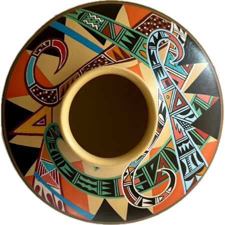 Alternative view of Namingha, Les - "Sikyatki Birds and Zuni Fire" Jar